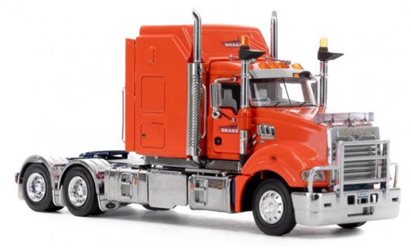 Drake Mack Super liner 6x4 Australian truck orange 1:50 Model