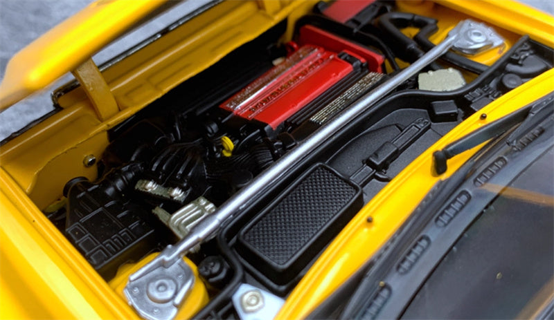 Kyosho LANCIA Delta HF Integrale 1992 Yellow 1:18 Car Pre-built Model view9