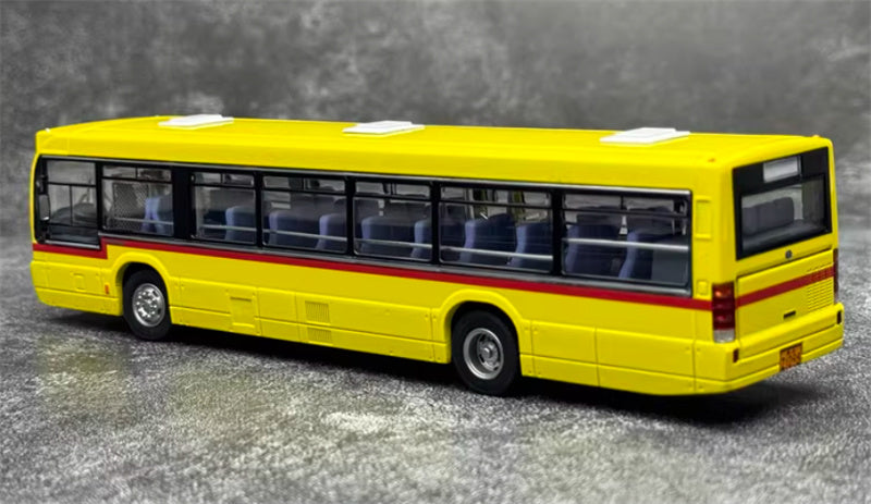 AUTO-GLIMPSE Huanghai DD6121HS City Bus Air-conditioned version yellow 1:64 Bus Pre-built Model view4
