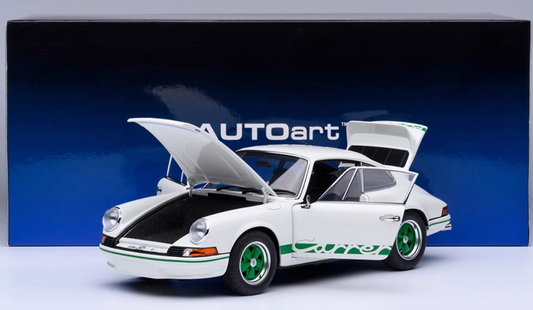 AUTOART Porsche 911 CARRERA 2.7 RS White 1:18 Car Pre-built Model view2