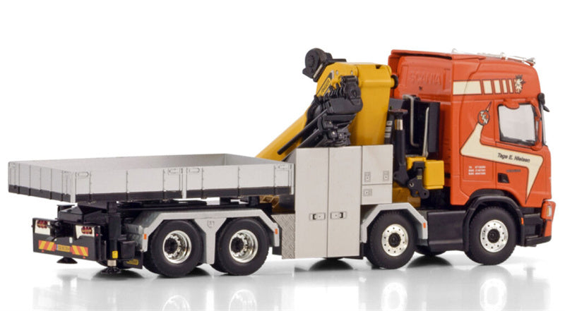 WSI SCANIA R CR20H 8X4 TEC 7 + HITCH Tage E Nielsen 1:50 Model