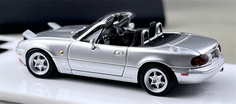 1:64 Mazda MX-5 silver ATS DIECAST Civil Car Model