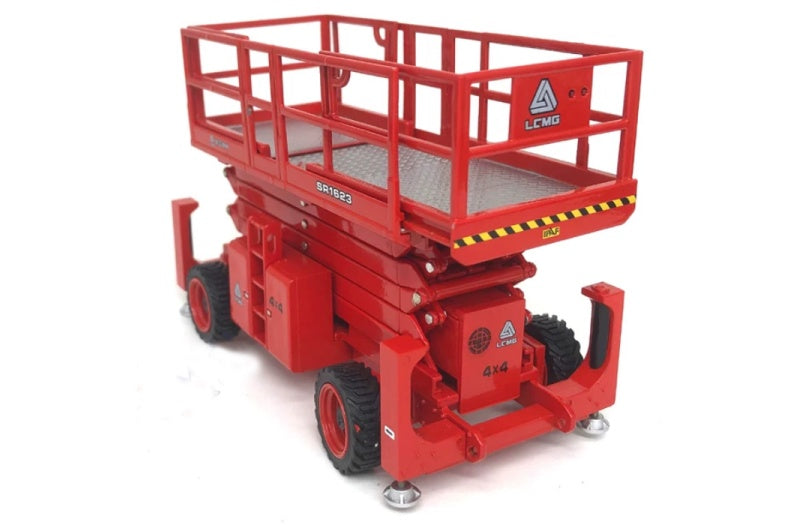 LGMG SR1623 Off-road scissor lift platform 1:40 Truck Pre-built Airliner Model Display view7