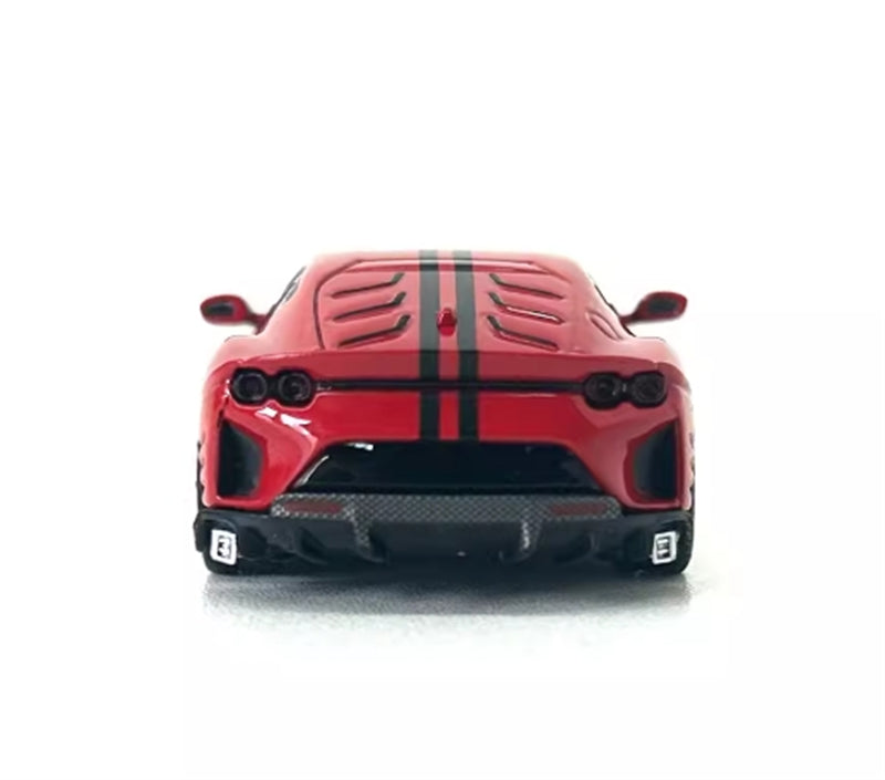 TOC Ferrari FE812C Coupe Sports ROSSO CORSA 1:64 Car Pre-built Model
