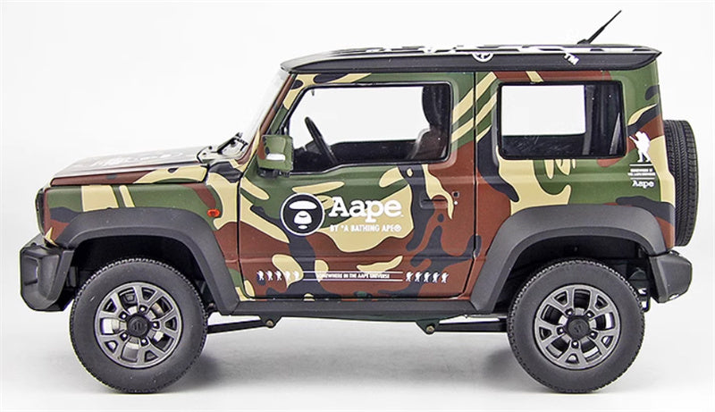 BM Creations Suzuki Jimny JB74 2018 Camouflage Field Edition Right hand drive Limited Edition 600PCS ONLY 1:18 Car Pre-built Model view5