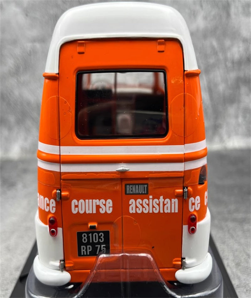 NOREV RENAULT ESTAFETTE ASSISTANCE COURSE 1967 orange 1:18 Car Pre-built Model view7