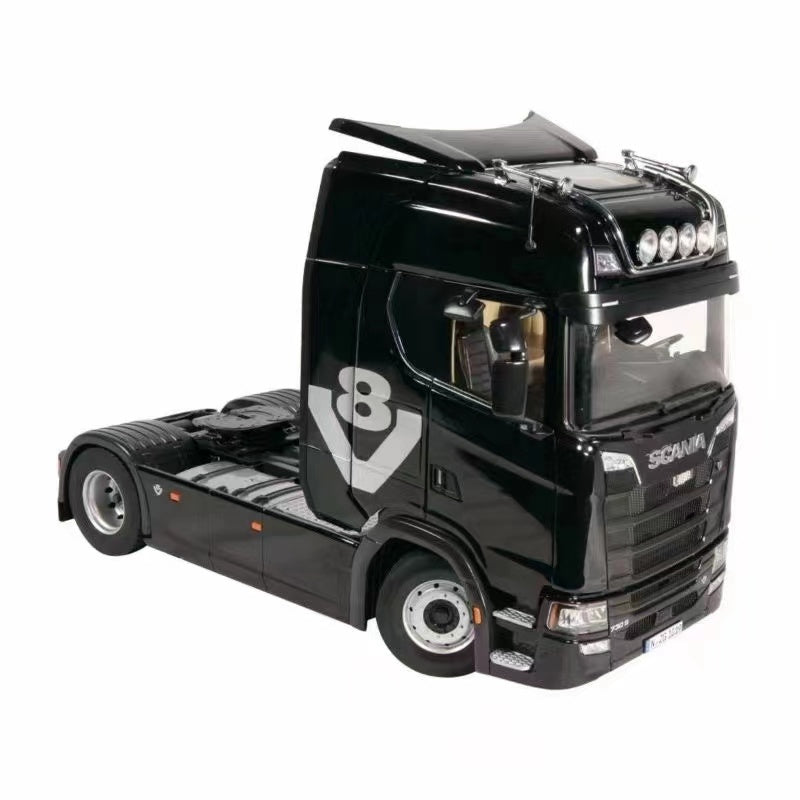 NZG  Scania V8 730S 4x2 black  1/18 DIECAST Truck Lorry