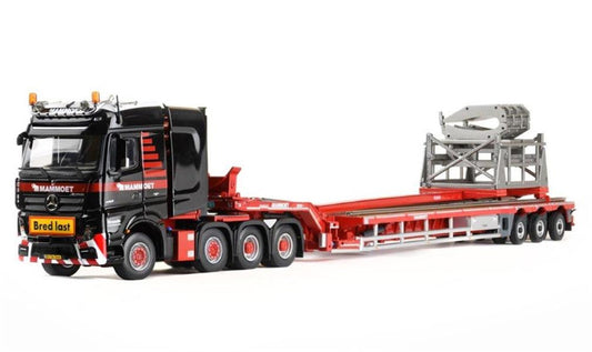MAMMOET MB ACTROS 8X4 WITH NOOTEBOOM SUPER WING CARRIER 1:50 DIECAST Truck Lorry