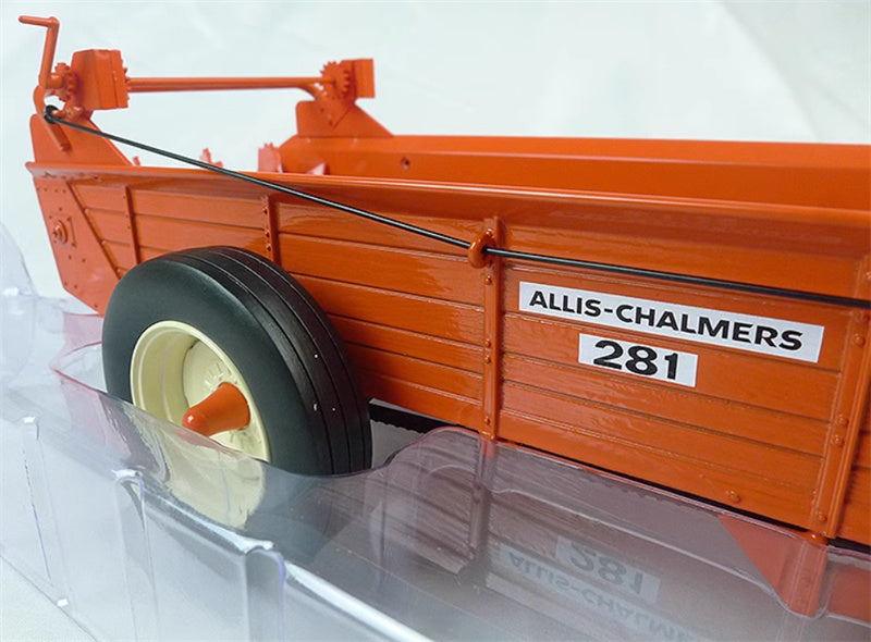 SpecCast Orange Spectacular 2022 Allis-Chalmers 281 Spreader 1:16 Truck Accessories Pre-built Model