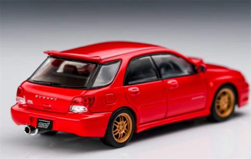 1:64 Subaru Impreza WRX STI 8th Generation Wagon  Red Furuya DIECAST Model