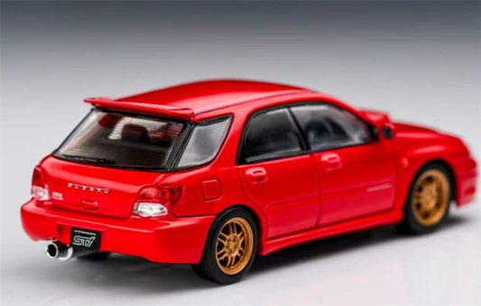 1:64 Subaru Impreza WRX STI 8th Generation Wagon  Red Furuya DIECAST Model