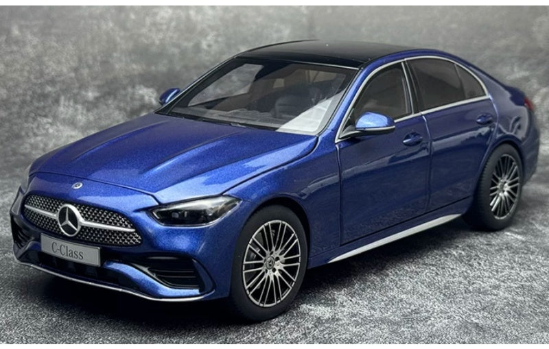 1:18 Mercedes-Benz C-Class C260 2025 NZG Metallic Blue Diecast Model view1