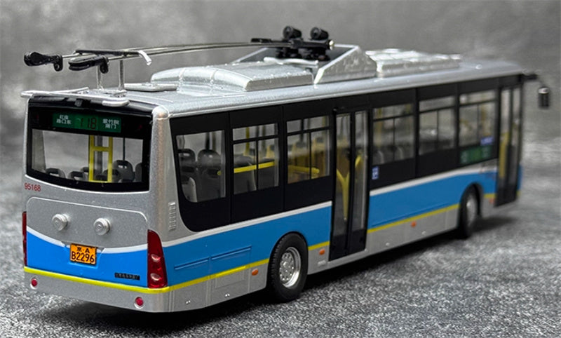 Beijing Public Transport Huayu BJD-WG120DK 118 Road trolley bus 1:64 Bus Pre-built Model view7