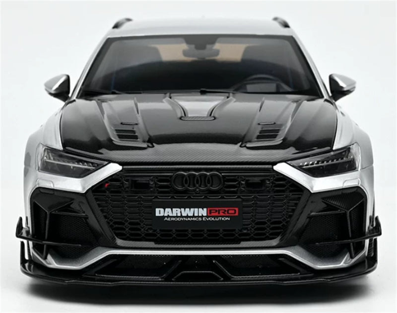 1:18 Audi DarwinPRO RS6  Silver/Black Cover HF2 wheel hub KiloWorks  DIECAST Model