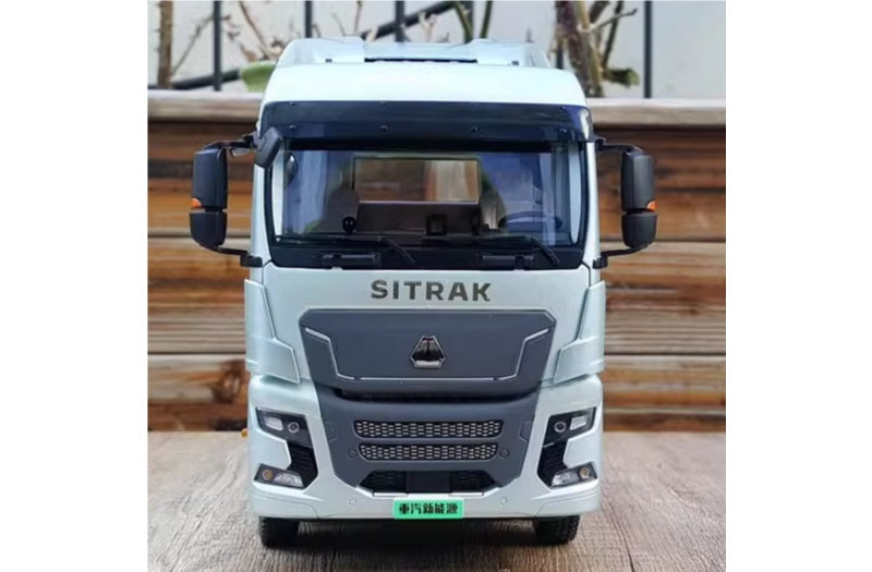 Sinotruk SITRAK 513 Blue Cube GXEV Tractor 1:24 Truck Pre-built Airliner Model Display view8