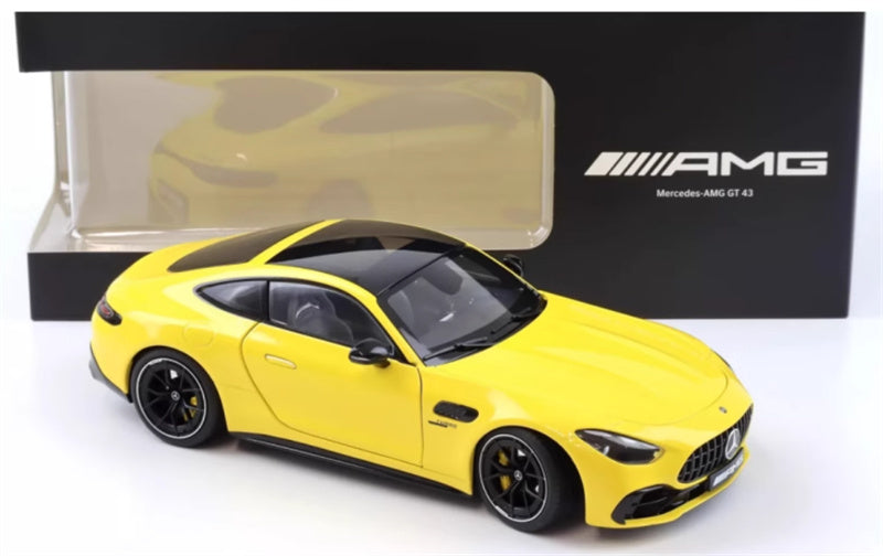 Mercedes AMG GT43 yellow 1:18 Car Pre-built Model