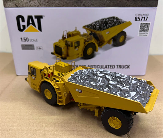 CATERPILLAR AD45 Underground articulated truck Yellow 1:50 Truck Pre-built Model