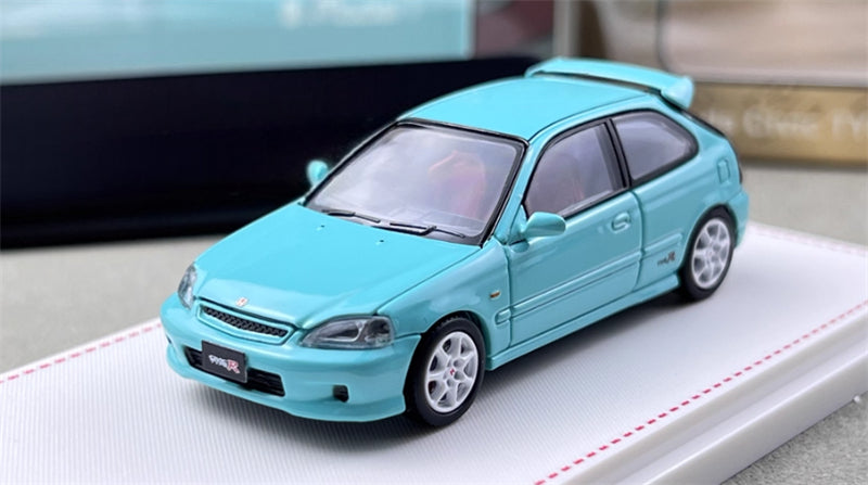 Focal Horizon Honda Civic EK9 Type-R 1st Generation Blue Limited Edition 999PCS ONLY 1:64 Car Pre-built Model view1