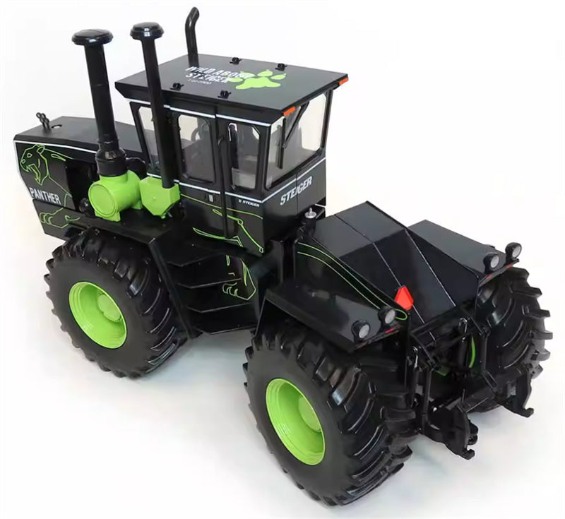 ERTL Wild About Steiger Panther Twisted Waist 8-Wheel Tractor Black Commemorative Edition Limited Edition 2500PCS ONLY 1:16 Truck Pre-built Model