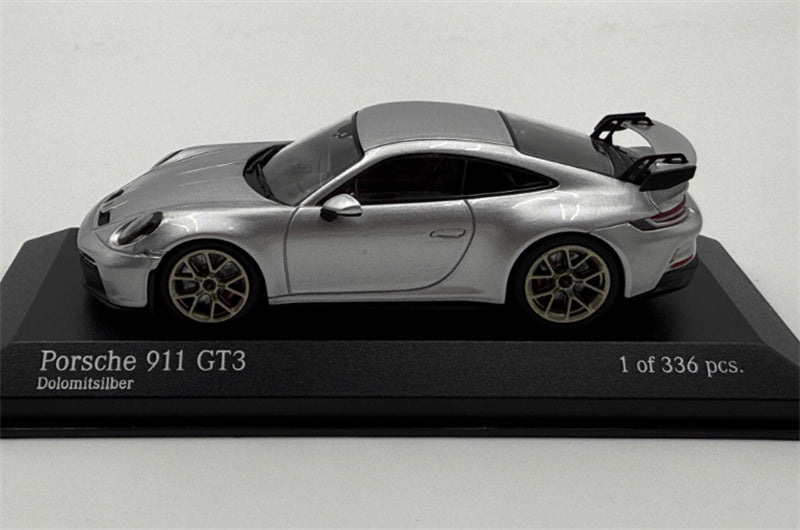 1:43 Porsche 911 992 GT3 2020 Dolomitsilber  MINICHAMPS Limited Edition 336PCS ONLY DIECAST Car Model