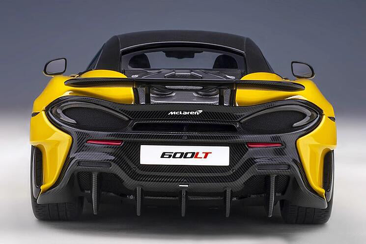 AUTOART McLaren 600LT sports car yellow 1:18car Pre-a Model