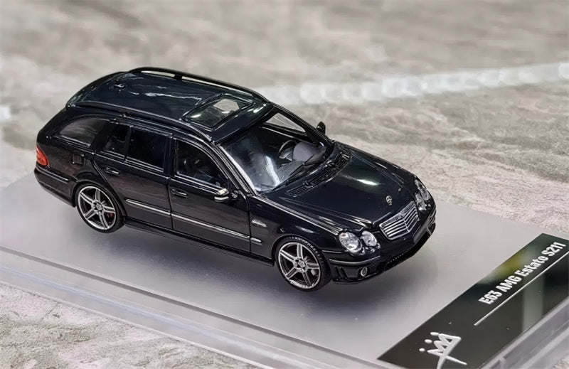 1:64 Mercedes-Benz E63 AMG Estate S211 black KING MODEL Wagon Limited Edition 999PCS ONLY DIECAST Civil Car Model