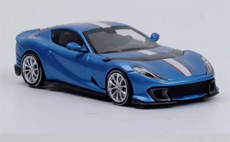 TOC Ferrari FE812C Coupe Sports BLU GENZIANA 1:64 Car Pre-built Model