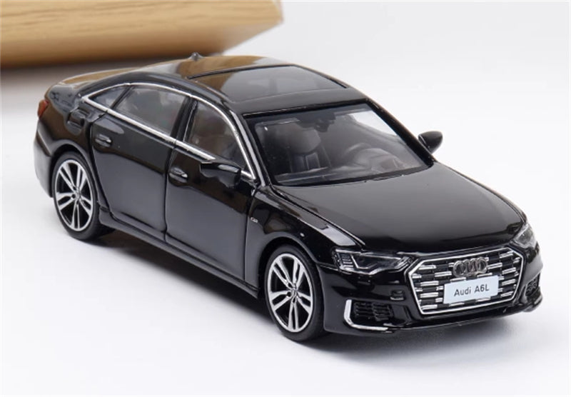 VAV AUDI A6L Black Sedan 1:64 Car Pre-built Model