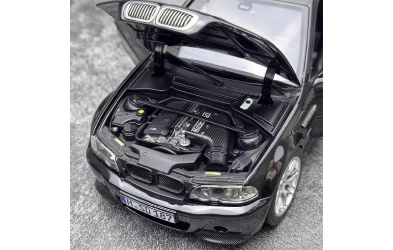 1:18 BMW M3 E46 CLS Norev Black Diecast Model view10