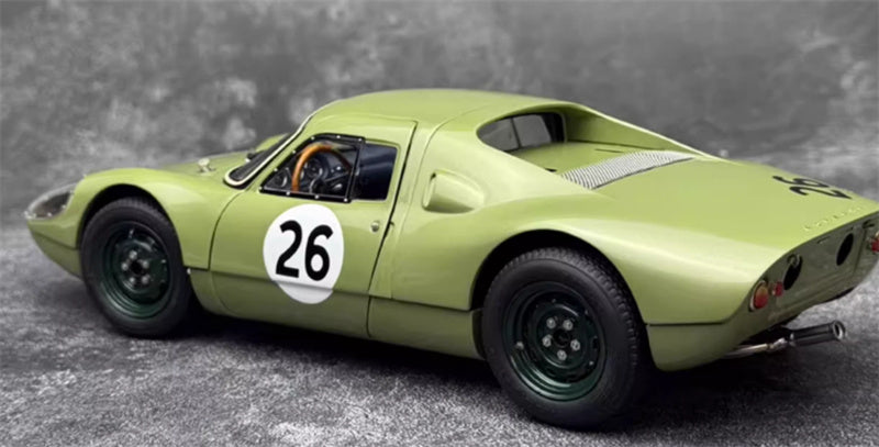 CMC Porsche 904 Carrera GTS Silverstone 1964 #26 Grass green Limited Edition 1000PCS ONLY 1:18 Car Pre-built Model view5