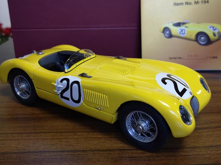 CMC Jaguar C-Type 24H France 1953 #20 yellow 1:18 DIECAST Truck Lorry Limited Edition
