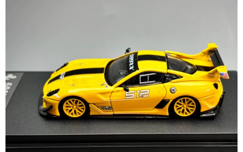 1:64 Ferrari 599XX EVO  Yellow LS Model #512 Limited Edition 499PCS ONLY DIECAST Model