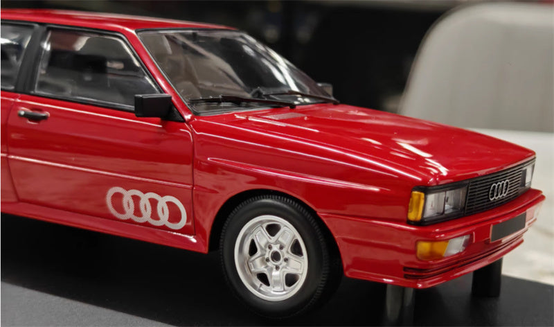 MINICHAMPS Audi Quattro red 1:18 Car Pre-built Model view8