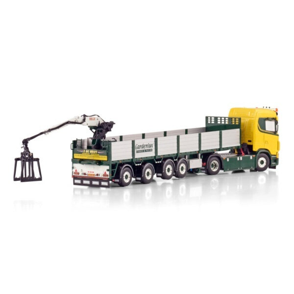 1:50 SCANIA E. DE VRIES S CS20N 4X2 BRICK TRAILER 4 AXLE WSI   Diecast Model
