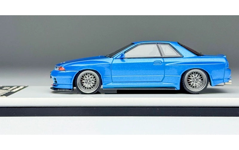 1:64 Nissan GTR-R32  Metal Blue Focal Horizon  Limited Edition 999PCS ONLY DIECAST Model