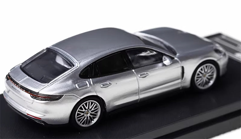 Furuya Porsche Panamera GT Silver Sedan Edition 1:64 car Pre-built Model view4