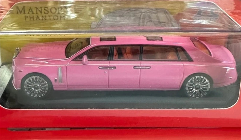 SC Art Rolls-Royce Phantom VII Mansory Ewb Pink Limited Edition 1:64 Car Pre-built Model