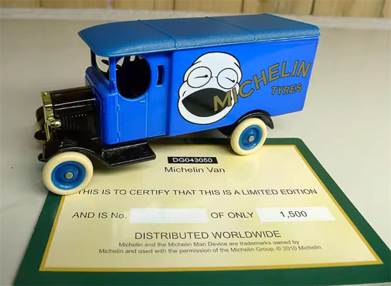 CORGI Michelin Van blue Limited Edition 1500PCS ONLY 1:76 Truck Pre-built Model