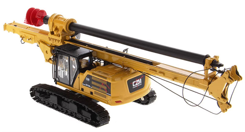 CATERPILLAR CZM  EK160 Cylinder Crowd Drilling Rig 1:50 Truck Pre-assembled Model Display
