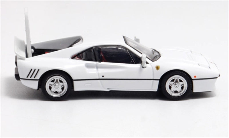 Hone Model Ferrari 288 GTO White Limited Edition 299PCS ONLY 1:64 car Pre-built Model view3