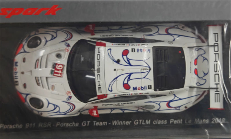 1:43 Spark Porsche 911 RSR Porsche GT Team Winner GTLM class Petit Le Mans 2018 view4