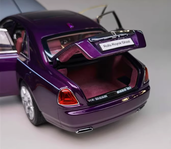 kyosho Rolls Royce RR ghost Nebula Purple 1:18car Pre-a Model