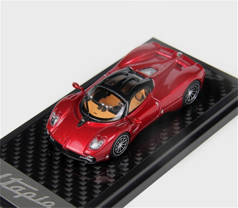 LCD-MODELS Pagani Utopia Super Car Coupe Red 1:64 car Pre-built Model view1
