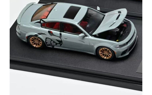 1:64 DODGE Charger SRT  Destroyer Grey 7CM MODEL  Limited Edition 599PCS ONLY DIECAST Model