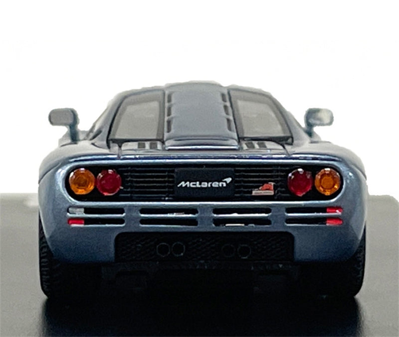 LCD-MODELS Mclaren F1 Super Car Matte Blue 1:64 car Pre-built Model view4