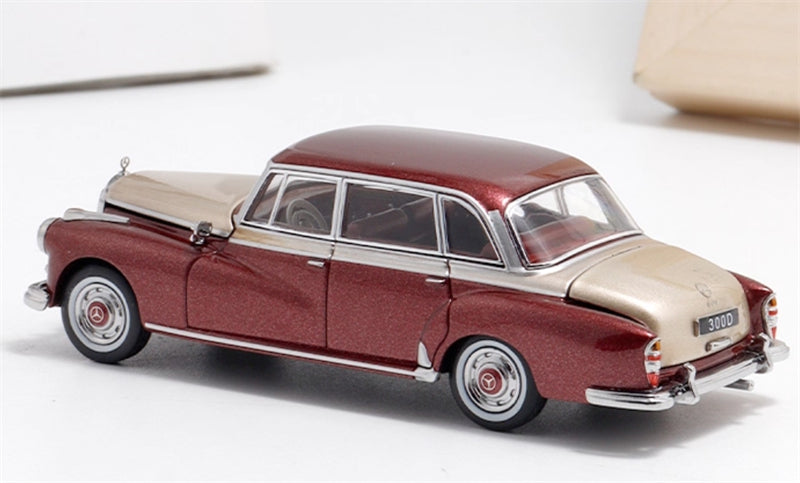 GFCC Mercedes Benz 300D 1959 vintage Car Gold Red Double Limited Edition 300PCS ONLY LHD 1:64 car Pre-built Model view6