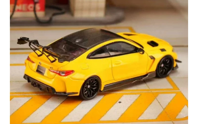 1:64 BMW M4 G82 GTR  Yellow SW  Limited Edition 499PCS ONLY DIECAST Model