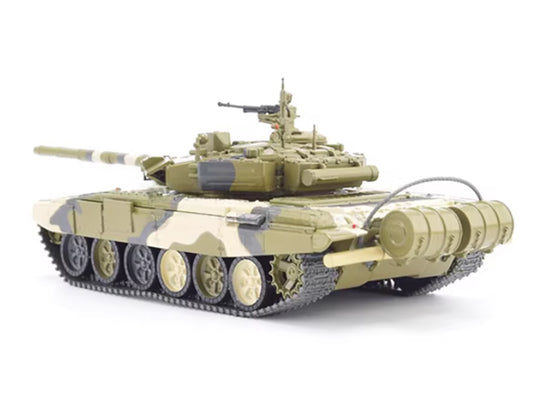 Modimio Soviet Russian Army 3rd Generation Main Battle Tank T-90 Syrian 1:43 Tank Pre-built Airliner Model Display view2