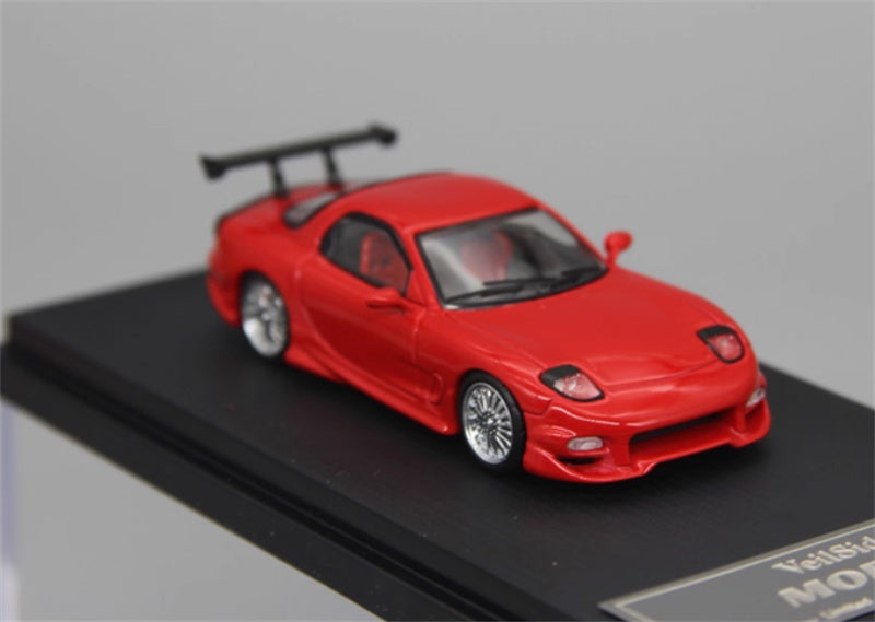 Mortal Mazda RX7 Veilside Limited Edition red 1:64 Car Pre-built Model view5