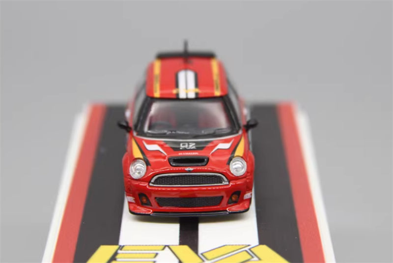 1:64 MINI Cooper red EVA Machine No.2 TIMEMICRO w/ figure Limited Edition 999PCS ONLY DIECAST Civil Car Model
